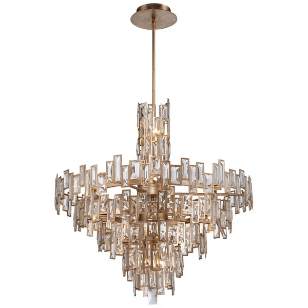 Modern Creative Art Design Multi - Tier Gyroscopic Crystal Chandelier - D30.75"*H36.5"casivra