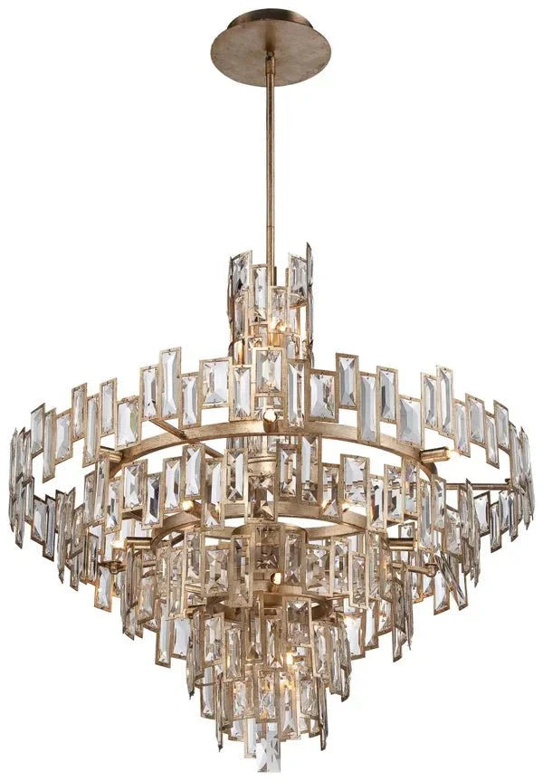Modern Creative Art Design Multi - Tier Gyroscopic Crystal Chandelier - D30.75"*H36.5"casivra