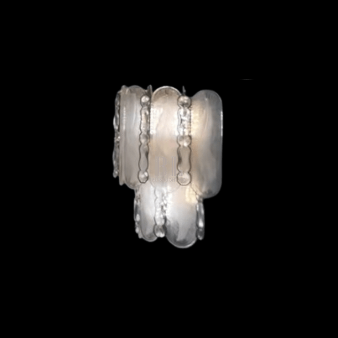 Modern Feather Crystal Chandelier in Chrome/Gold Finish for High/Low-ceiling - Wall LampGoldcasivra