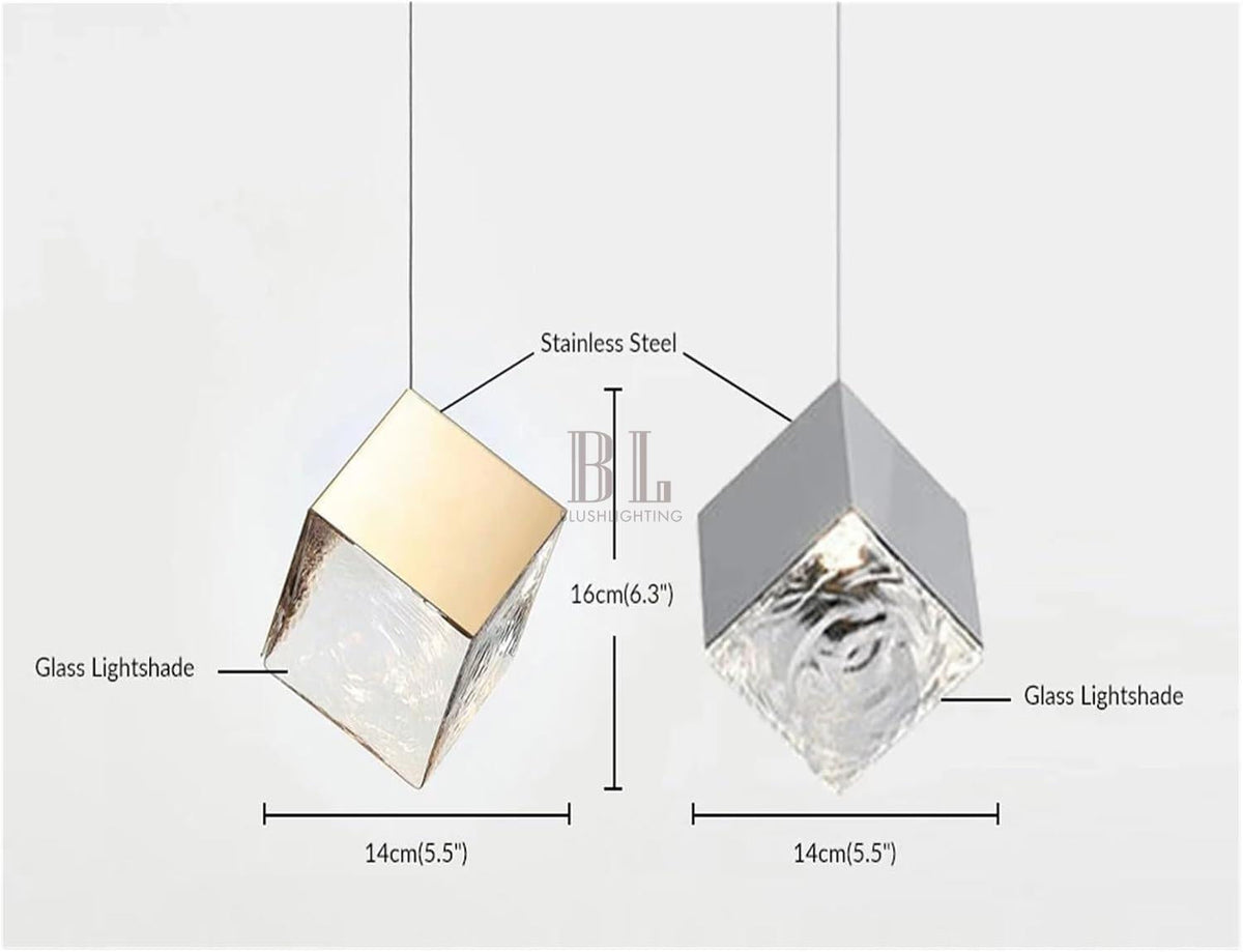 Modern G4 Led 26 Light Chandelier Glass Ice Cube Light Kitchen Living Room Ceiling Lighting Room-Chandelier-casivra-casivra