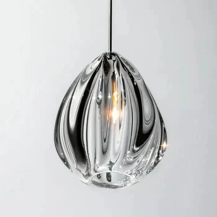Modern Nordic Style Hand Blown Glass Pendant Crystal Chandelier for Dining Room/Living Room/Stairwell - 10 Lights/D19.7"*H118.1"/18KGRoundWarm Lightcasivra