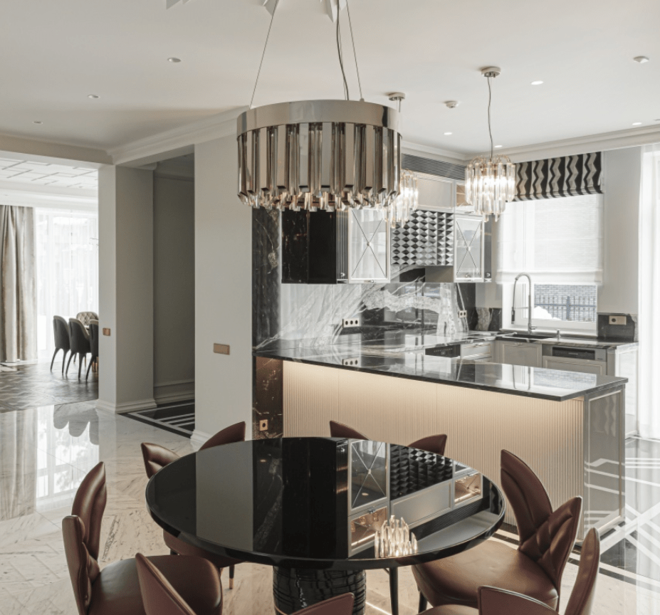 Modern Round Metal Crystal Chandelier for Dining Room/Bedroom - D39.4"*H13.78"(D100cm*H35cm)Goldcasivra