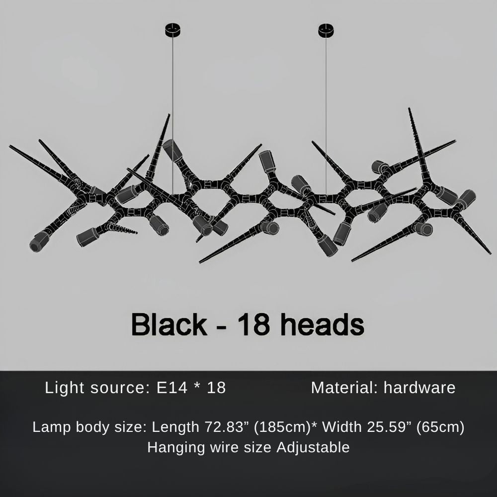 Modern Trendy Dining Room Lighting - 177” (L450cm)Warm light 3000Kcasivra