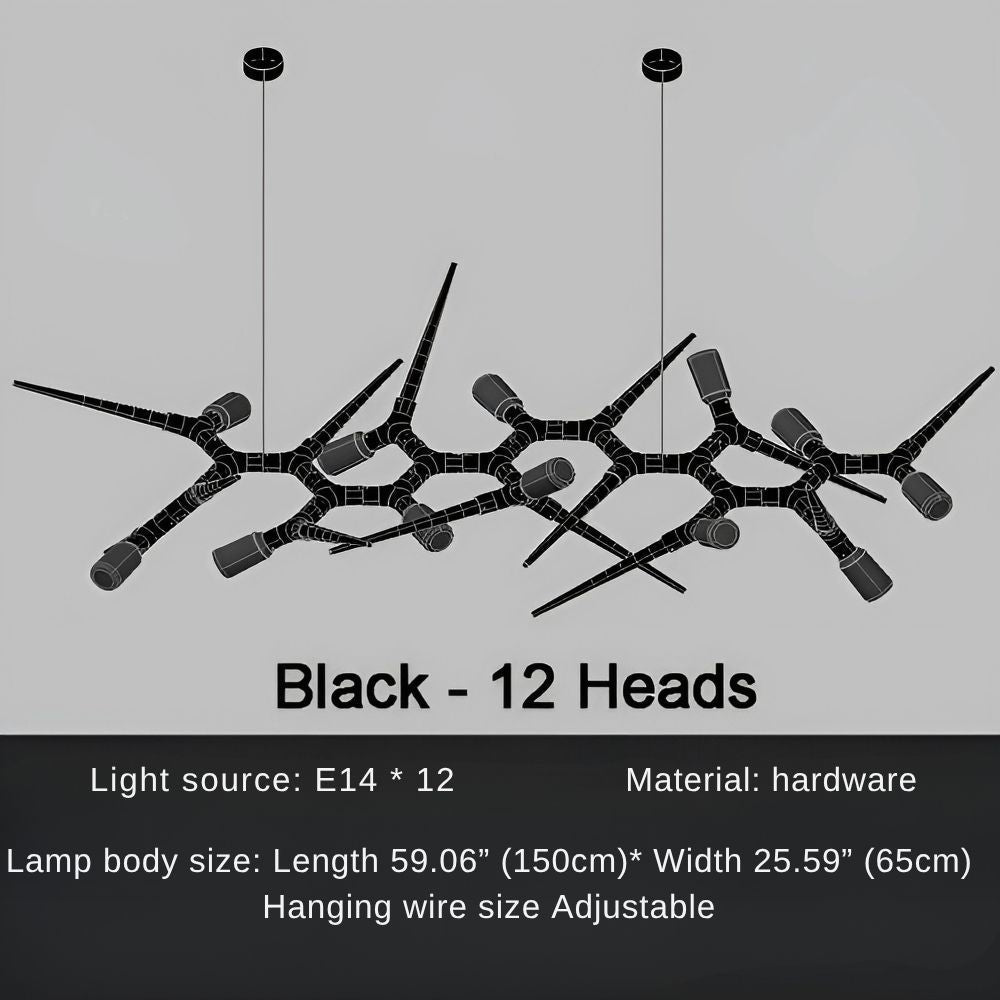 Modern Trendy Dining Room Lighting - 177” (L450cm)Warm light 3000Kcasivra