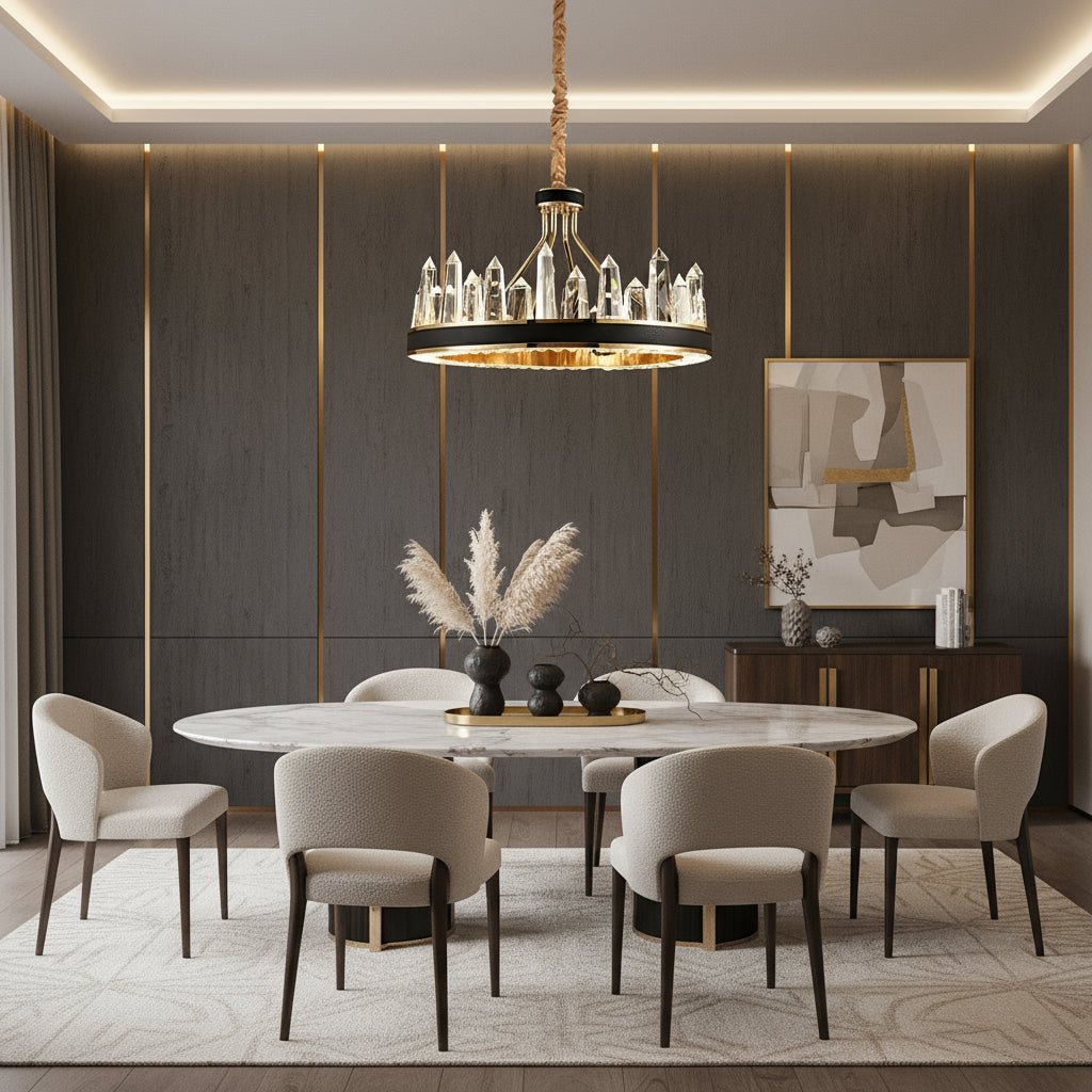 buyVilla Crystal Chandelier - Morsale