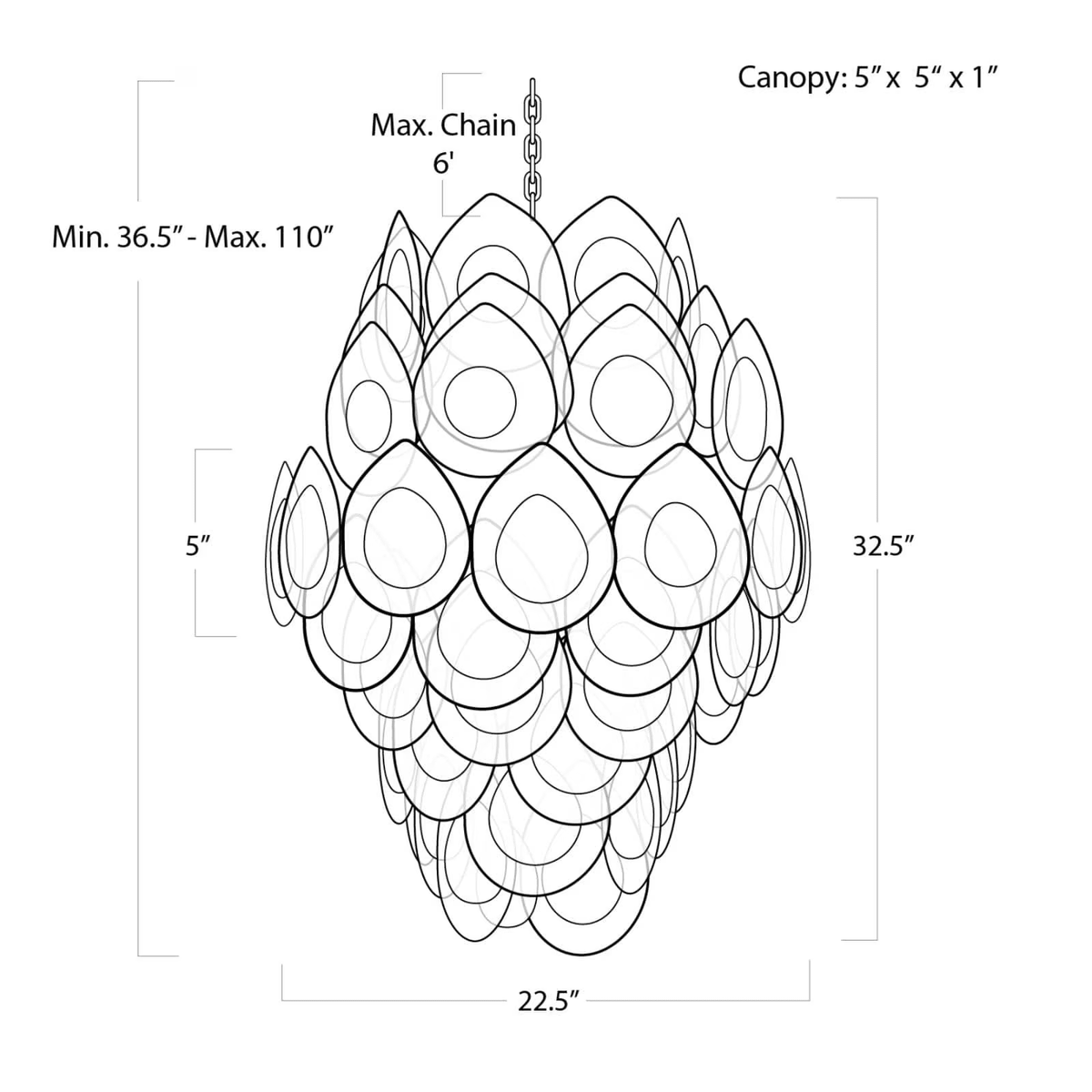 Montara Chandelier - casivra