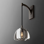 Hemisphere Delicate Crystal Wall Sconce