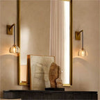 Hemisphere Delicate Crystal Wall Sconce