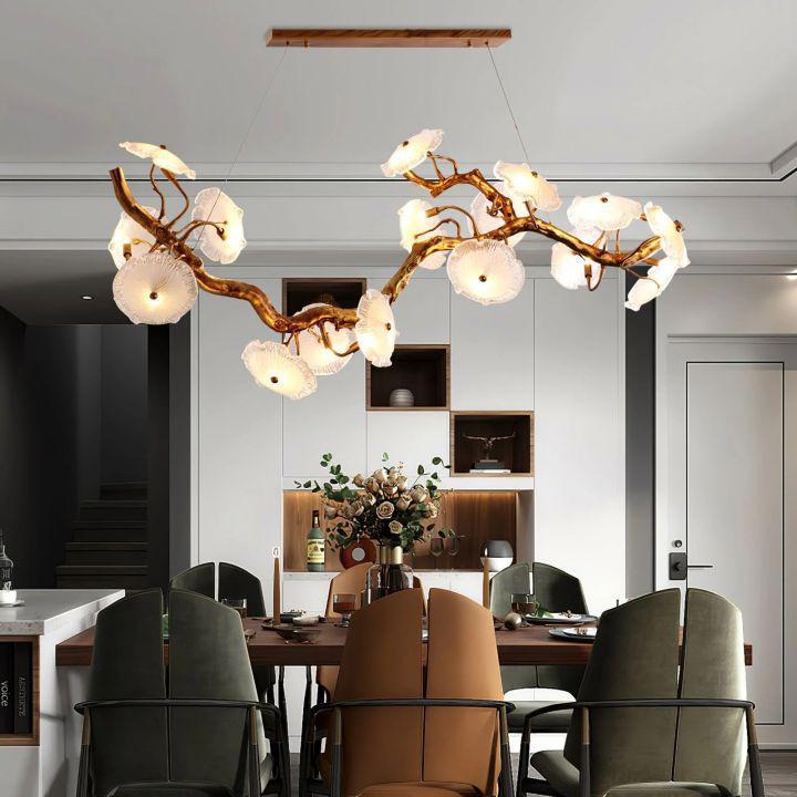 Nenufar Blooming Chandelier - L 49.2″(125cm) x W 13.8″(35cm) x H 25.6″(65cm)casivra