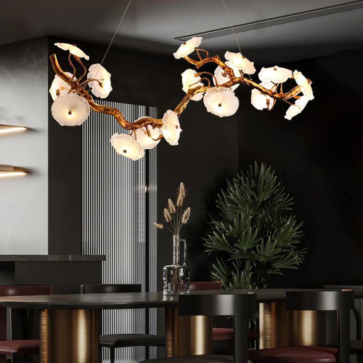 Nenufar Blooming Chandelier - L 49.2″(125cm) x W 13.8″(35cm) x H 25.6″(65cm)casivra