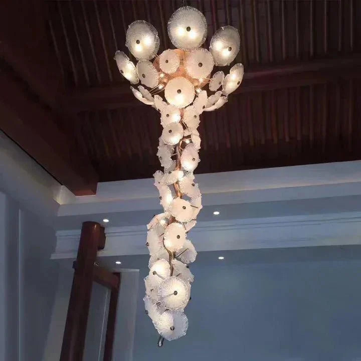 Nenufar Water Modern Chandelier - Size: Dia 23.6″(60cm) x H 23.6″(60cm)casivra