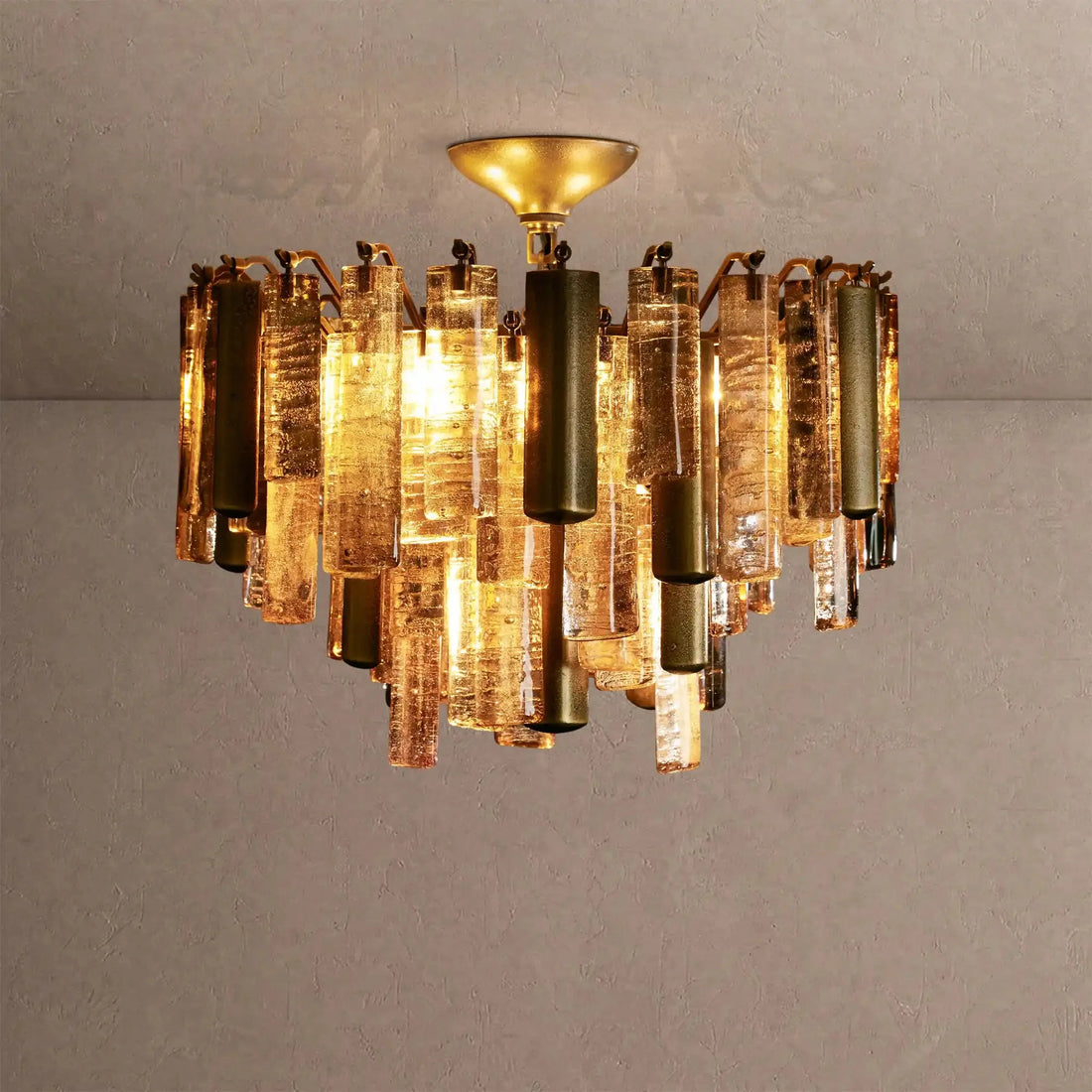 Nerina Flush Mount - Brasscasivra