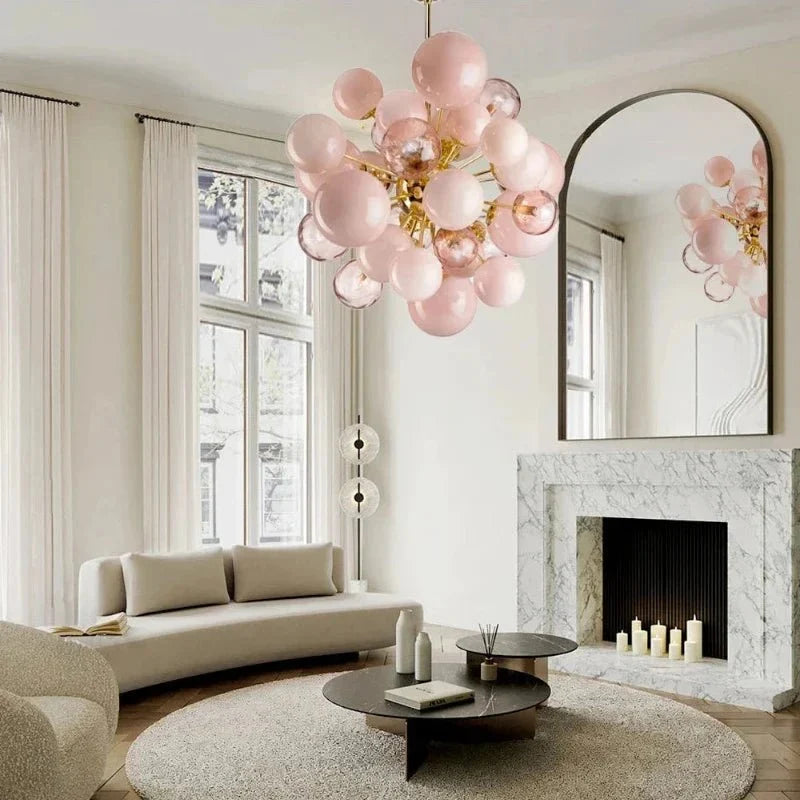 Neve Glass Bubble Chandelier - Warm Light 3000kcasivra