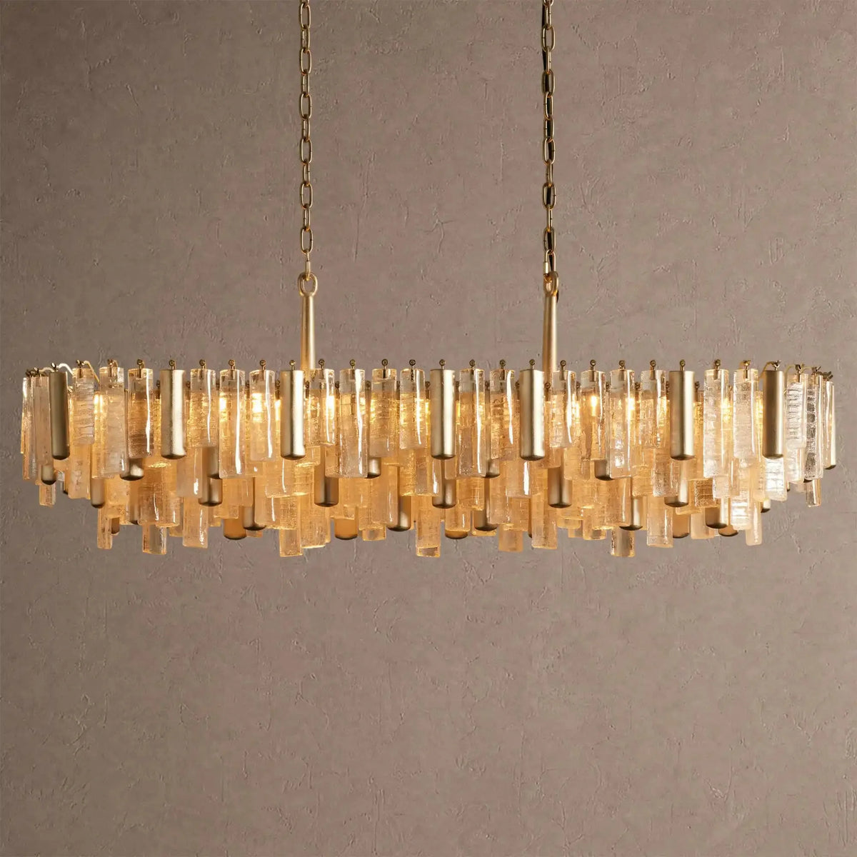 Nerina Linear Chandelier - Brasscasivra