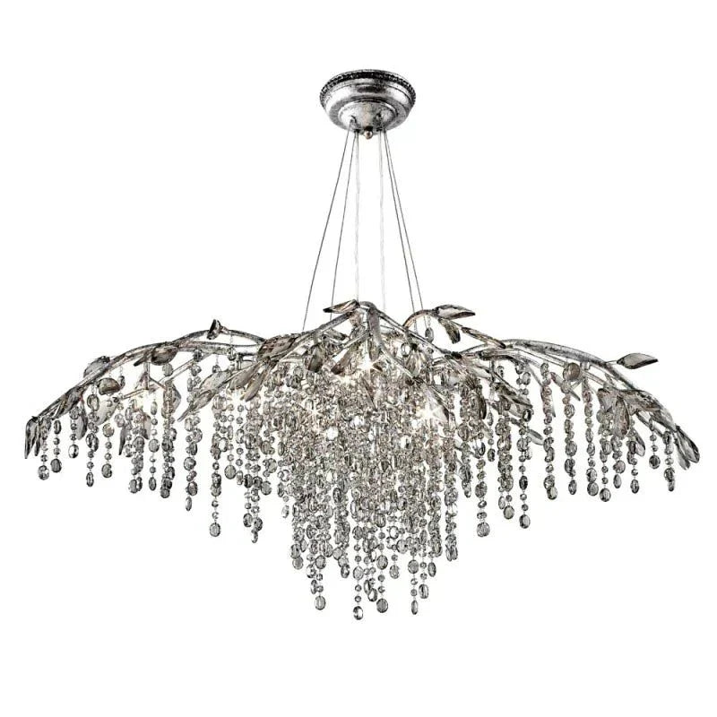 New Luxury Branch Crystal Pendant Chandelier Designer Creative Art Dining Room/Living Room Light Fixture - L26.8"*W29.52"*H14.2"GoldWarm Lightcasivra