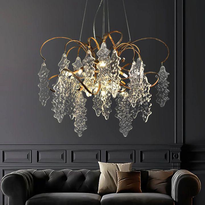 Niagara Round Chandelier - L 59″(150cm) x W 23.6″(60cm) x H 25.6″(65cm)casivra