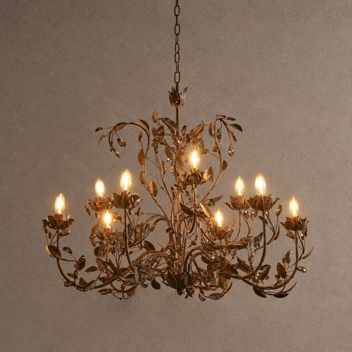 Noemi Round Chandelier - BRONZE36"casivra