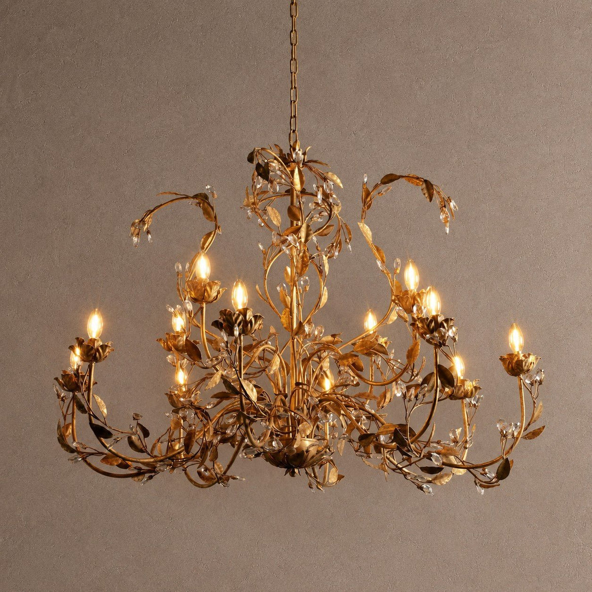 Noemi Round Chandelier - BRONZE36"casivra