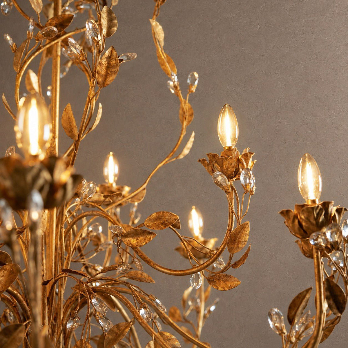 Noemi Round Chandelier - BRONZE36"casivra