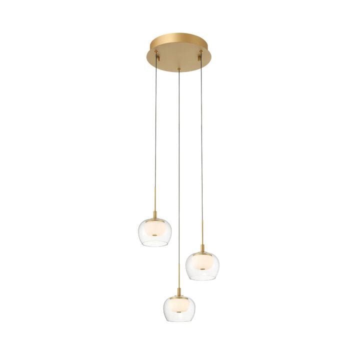 Nona Modern LED Pendant - 1 LightMatte Blackcasivra