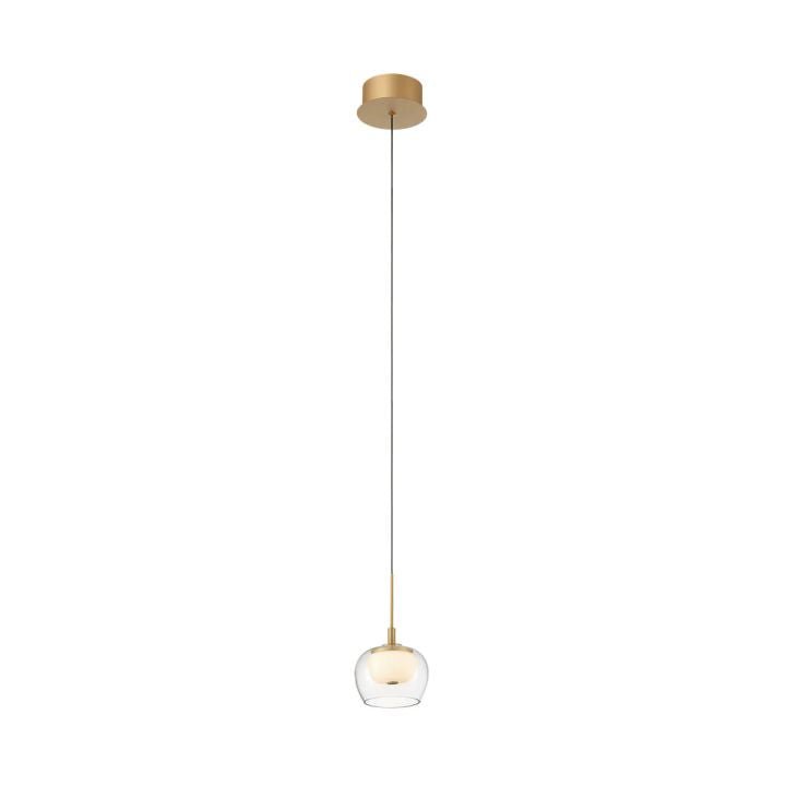 Nona Modern LED Pendant - 1 LightAntique Brasscasivra