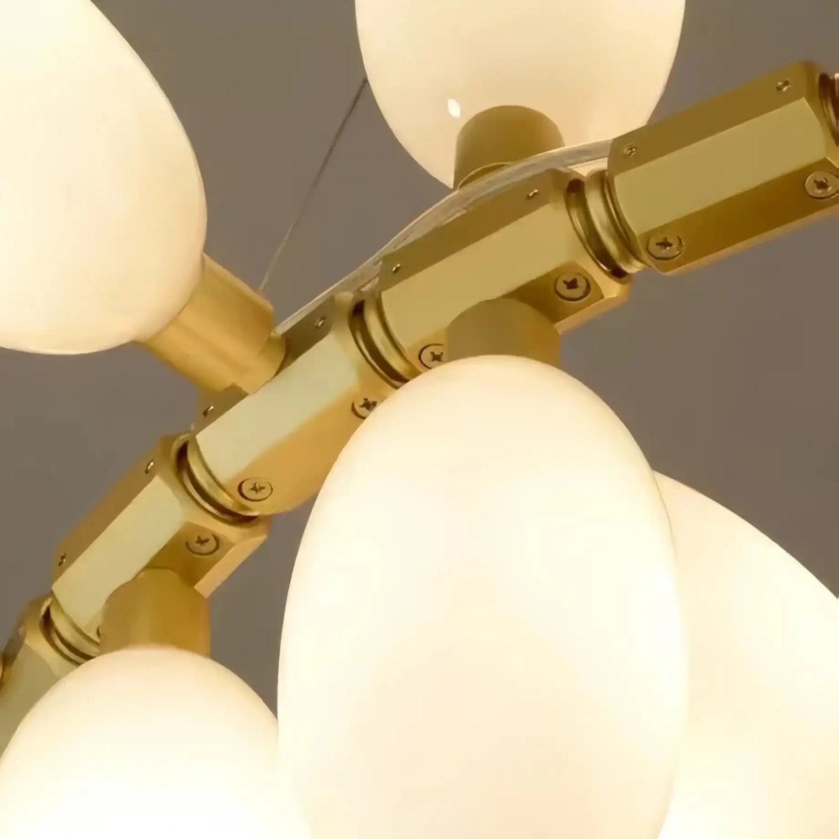 Nordic Art Long Magnolia alba Glass Ceiling Chandelier for Staircase/Hallway/Entryway Light Fixture-Chandeliers-casivra-casivra