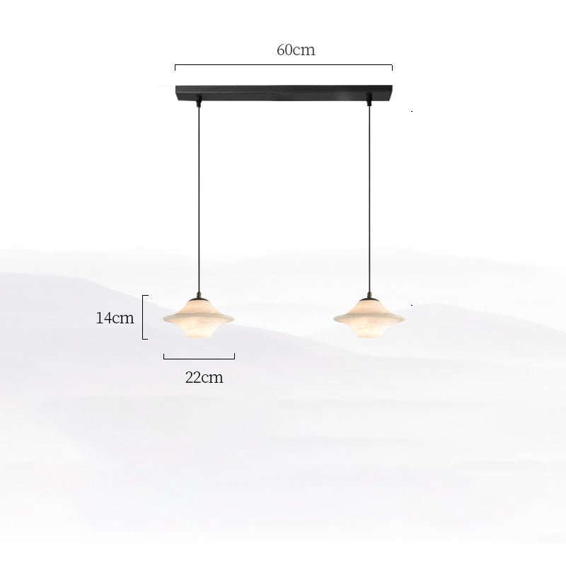 Nordic Creative Minimalist Luxury Alabaster Pendant Lamp - Largecasivra