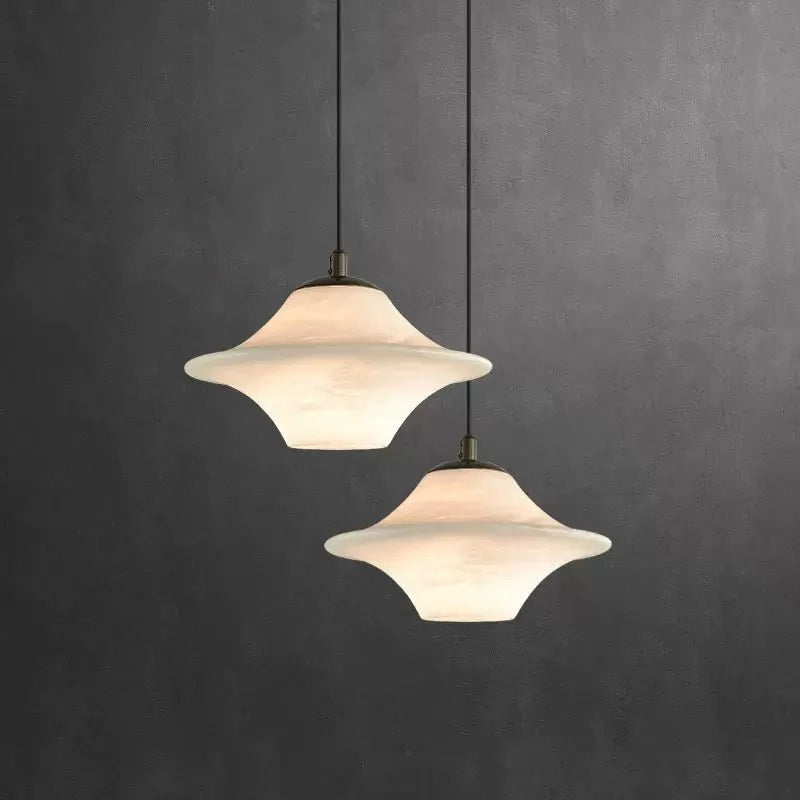 Nordic Creative Minimalist Luxury Alabaster Pendant Lamp - Smallcasivra