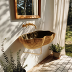 Farmhouse Wooden Wall Mounted Bathroom Sink For Bathroom Furniture Decor