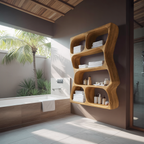 Modern Wall Mounted Bathroom Shelf For Bathroom Decor