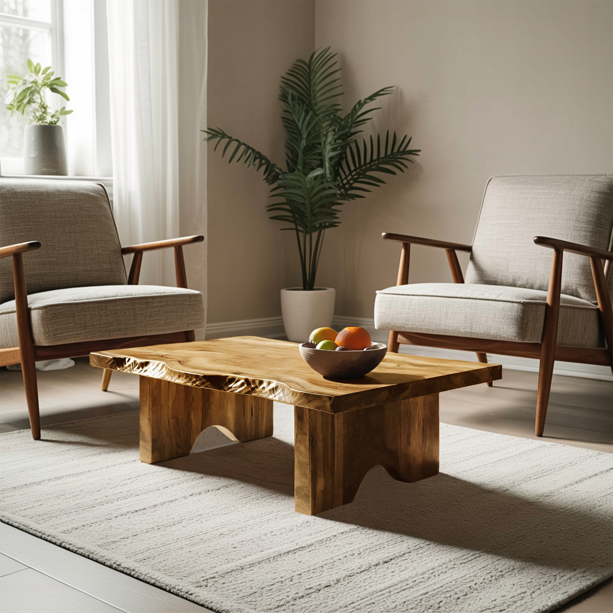 Modern Irregular Abstract Coffee Table For Entryway Decor