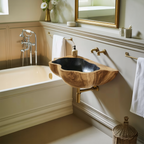 Mid Century Solid Wood Vanity Sink For Stylish Bathroom Decor