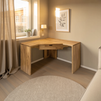 Modern Minimalist Corner Desk For Home Office Setup