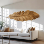 Handcrafted Feather Wall Sculpture For Living Room Decor