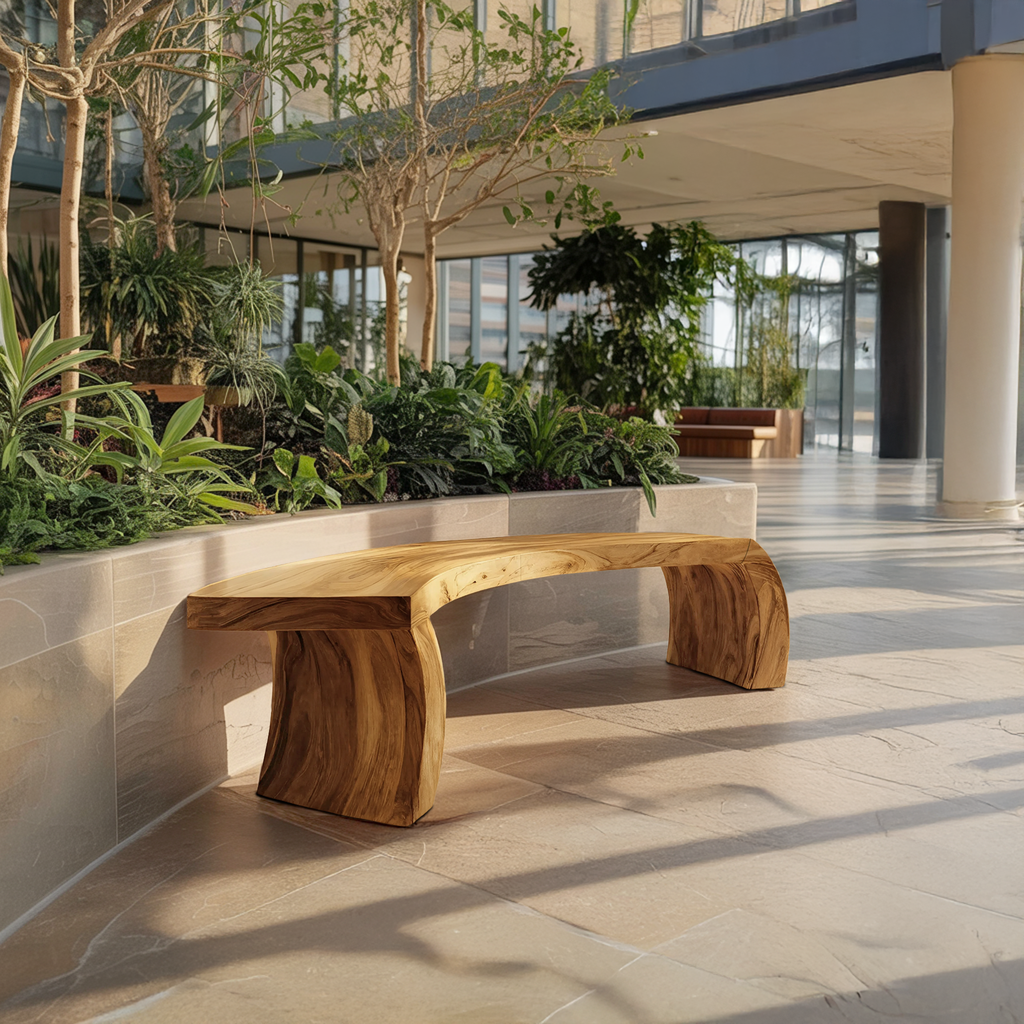 Rustic Live Edge Wood Bench For Entryway Accent Furniture