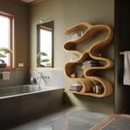 Modern Wall Mounted Shelf For Bathroom Decor
