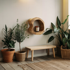 Sculptural Wall Shelf Set For Living Room Or Hallway