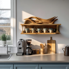 Handcrafted Kitchen Wall Shelf For Functional Decor