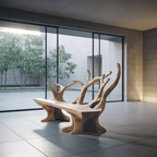 Handcrafted Branch Bench For Living Room Statement Pieces