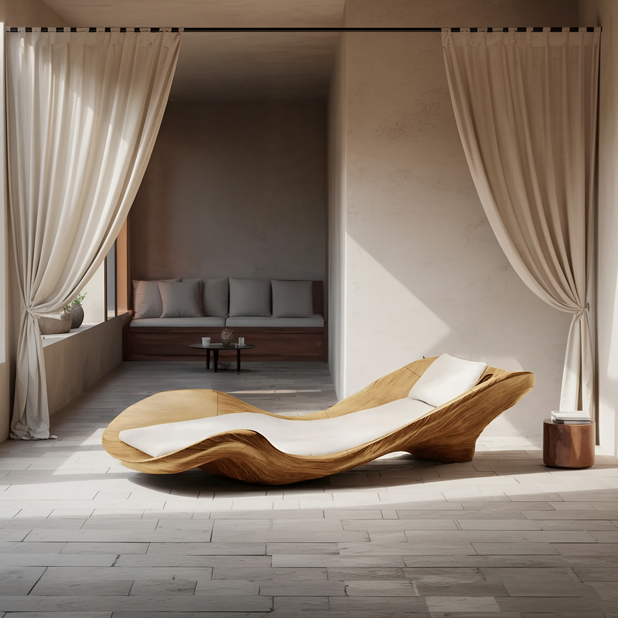 Farmhouse Wooden Daybed For Vintage Bedroom Furniture Decor