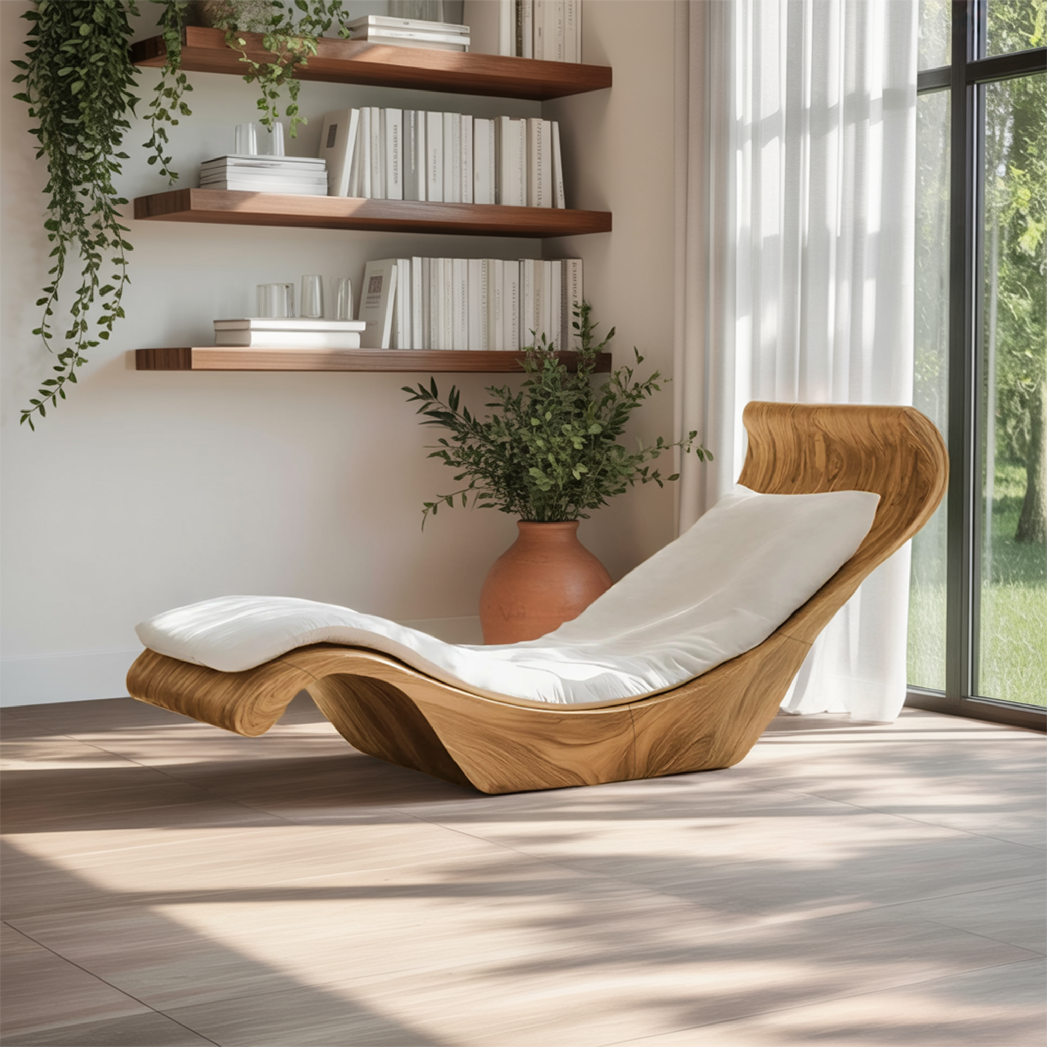 Farmhouse Wooden Daybed For Cozy Living Room Furniture Decor