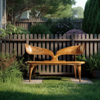 Natural Live Edge Wood Bench For Entryway Seating Area