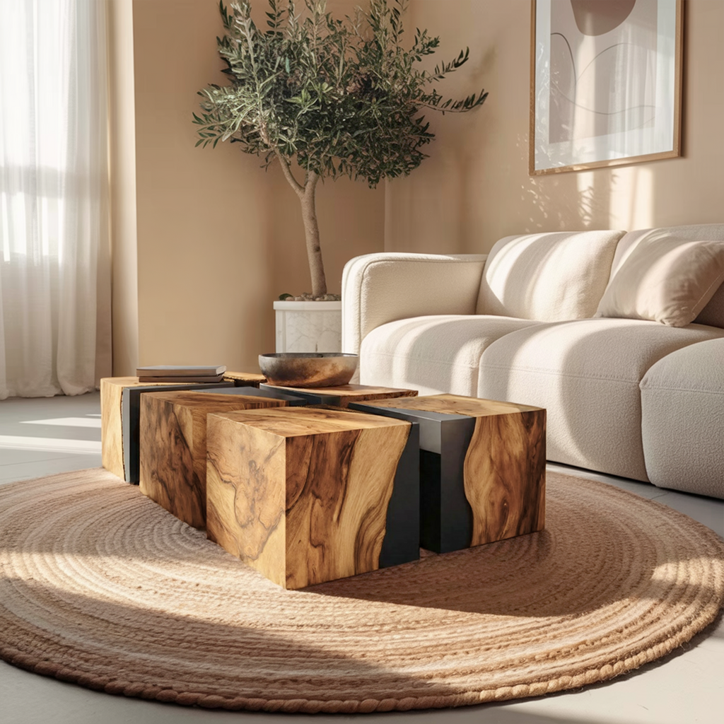 Modern Low Coffee Table For Small Living Room Spaces
