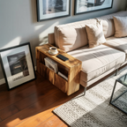 Modern Live Edge Side Table For Furniture Decoration