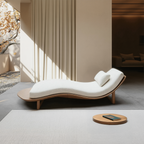 Mid Century Rustic Solid Wood Garden Daybed For Bedroom Furniture