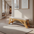 Handcrafted Bedroom Bench For Natural Interior Styling