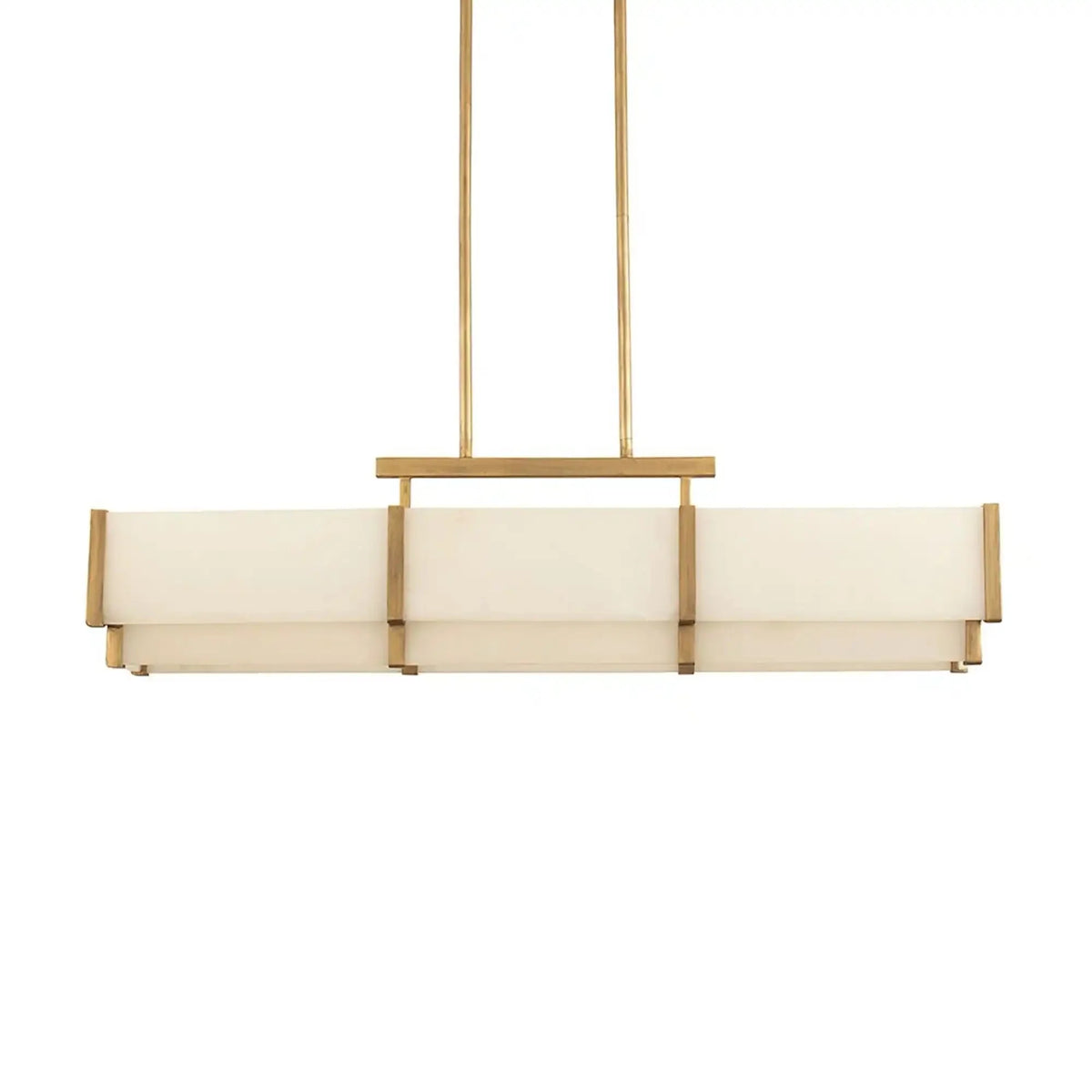 Orleans Linear Alabaster Linear Chandelier - Black Cashmere44.4”casivra