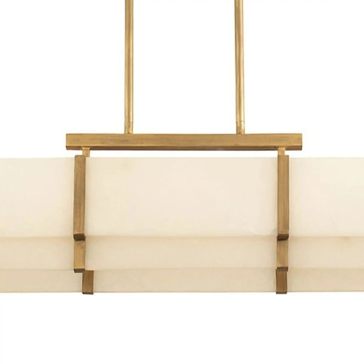 Orleans Linear Alabaster Linear Chandelier - Black Cashmere58.3”casivra