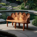 Natural Live Edge Entryway Bench For Home Entry Space