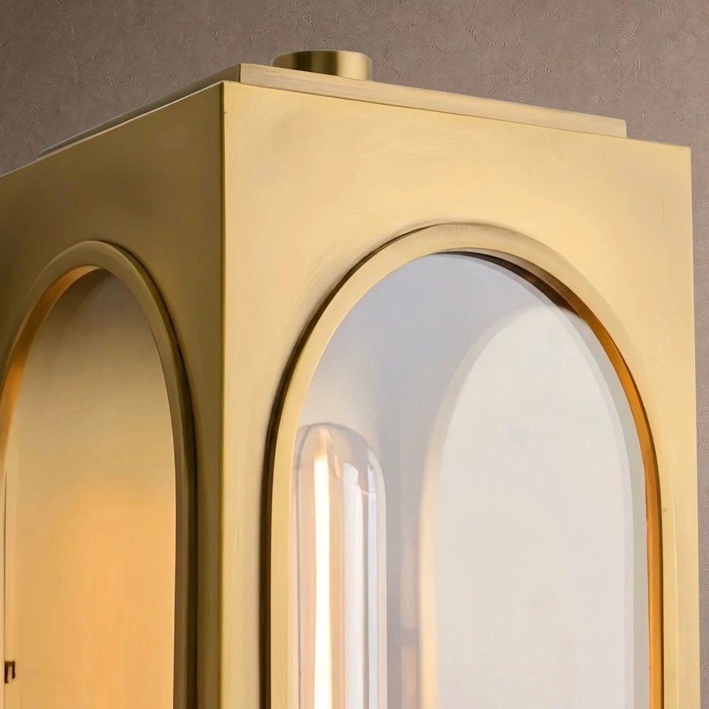 Portico Outdoor Wall Sconce - 19"Brasscasivra